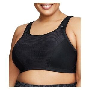 Glamorise Women's Full Figure Plus Size 42DD Adjustable Wirefree Sports Bra 1166